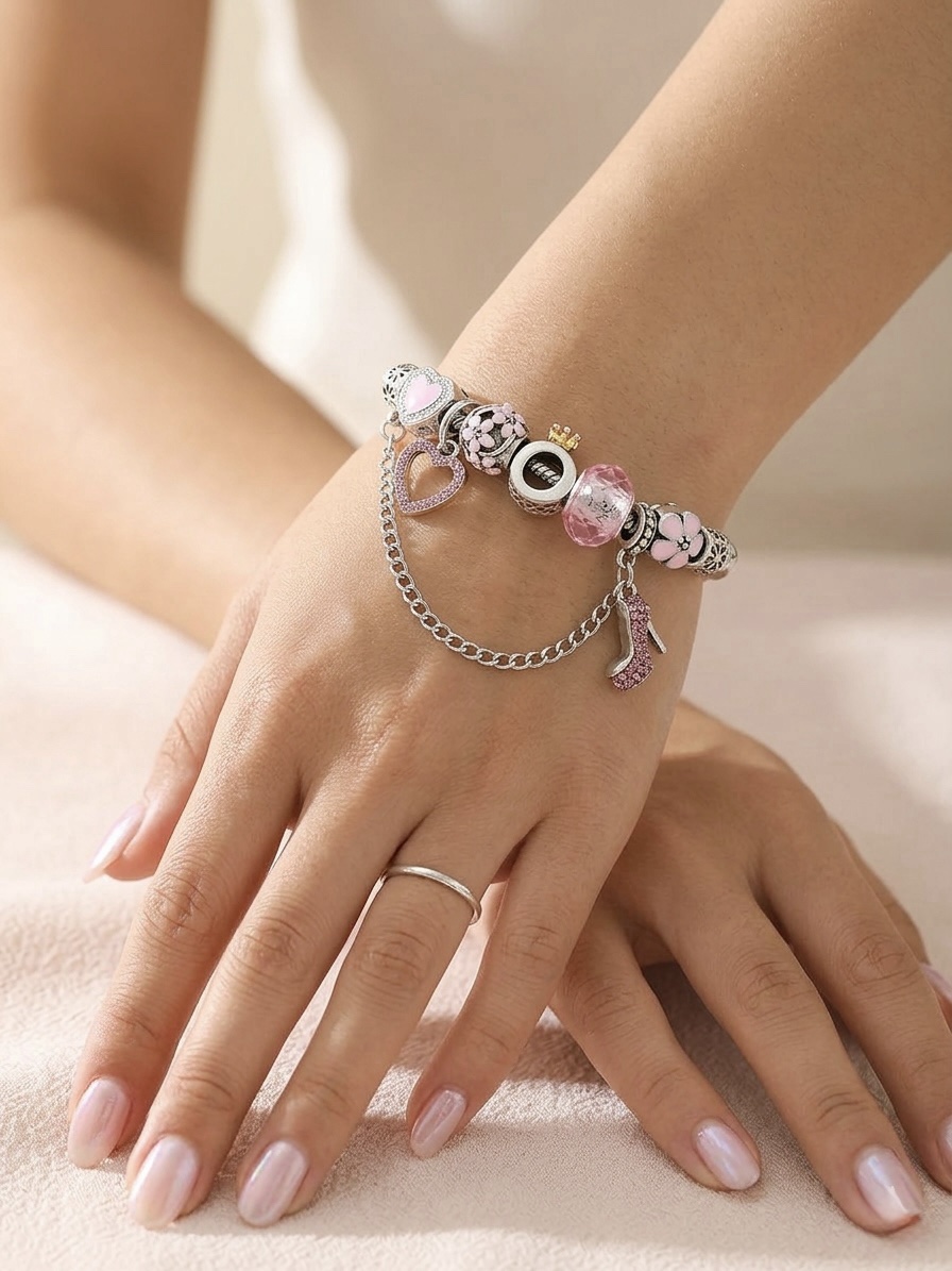 Pulsera Eva rosa